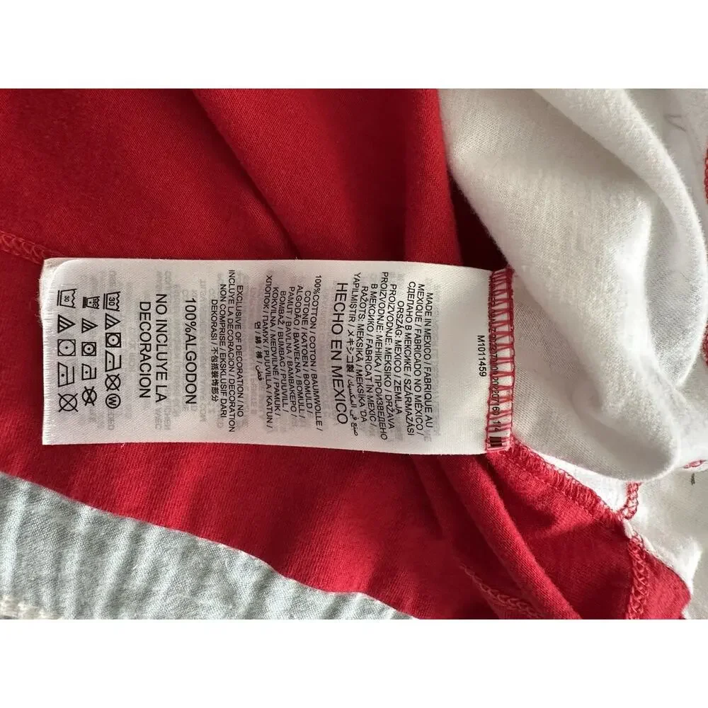Nike MLB Philadelphia Phillies Line Up High Hip Fashion Logo Crop Top Medium